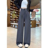 ハイウエスト パンツ ワイドスラックス | misweddy | 詳細画像6 