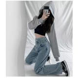 ハイウエストデニムパンツ レディース ワイドパンツ | misweddy | 詳細画像5