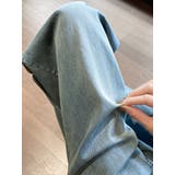 デニムライクワイドパンツ 接触冷感 デニムパンツ | misweddy | 詳細画像3