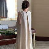 ノースリーブ ワンピース バックオープン | misweddy | 詳細画像6 