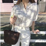 小花柄ブラウス 襟付き レディース | misweddy | 詳細画像13 