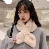 ファー マフラー レディース 防寒 秋冬 | ミスウェディー | 詳細画像6 