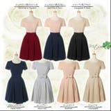 大人可愛いふんわりリボンドレス 7色ドレス パーティードレス | みつば | 詳細画像18 