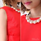 背中Vカットのリボンサテンドレス パーティードレス ワンピース | みつば | 詳細画像14