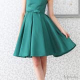 美しい光沢のフレアドレス ドレス パーティドレス | みつば | 詳細画像11 