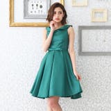 美しい光沢のフレアドレス ドレス パーティドレス | みつば | 詳細画像4 