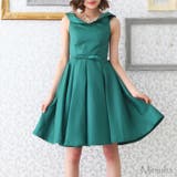 美しい光沢のフレアドレス ドレス パーティドレス | みつば | 詳細画像8 