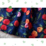 半袖NEW！鮮やかフラワースカートのドッキングドレスドレス パーティドレス ワン… | みつば | 詳細画像8 