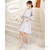 胸元から広がるフレアワンピース ドレス パーティドレス | みつば | 詳細画像3 