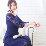 オフショルダーネイビードレス ドレス パーティドレス | みつば | 詳細画像8 