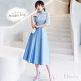 大きな花びらレースのドッキングドレス ドレス パーティドレス | みつば | 詳細画像3 