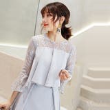 胸元から広がるフレアワンピース ドレス パーティドレス | みつば | 詳細画像10 