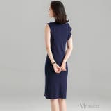 アシンメトリーのニットワンピースタイト ドレス パーティドレス | みつば | 詳細画像21 