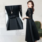 くすみカラーのドッキングドレス ドレス パーティドレス | みつば | 詳細画像7 