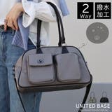 2way撥水加工マルチポケットナイロンショルダーバッグ | UNITED BASE | 詳細画像1