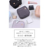 収納上手 スクエア型 シンプル化粧ポーチ | UNITED BASE | 詳細画像2
