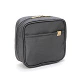 ダークグレー | 収納上手 スクエア型 シンプル化粧ポーチ | UNITED BASE