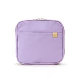 ライラック | 収納上手 スクエア型 シンプル化粧ポーチ | UNITED BASE