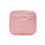 ピンク | 収納上手 スクエア型 シンプル化粧ポーチ | UNITED BASE