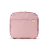 スモーキーピンク | 収納上手 スクエア型 シンプル化粧ポーチ | UNITED BASE