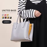 サイドファスナー 変形配色デザイン 2wayバッグ | UNITED BASE | 詳細画像1