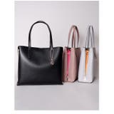 A4対応 サイドファスナー 変形配色デザイン 2wayバッグ | UNITED BASE | 詳細画像7 