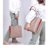 A4対応 サイドファスナー 変形配色デザイン 2wayバッグ | UNITED BASE | 詳細画像20 