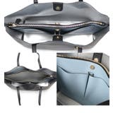 A4サイズ対応 バイカラーポーチ付きトートバッグ レディース 通勤 通学 | UNITED BASE | 詳細画像12