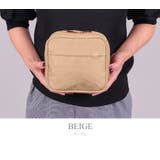 収納上手 スクエア型 シンプル化粧ポーチ | UNITED BASE | 詳細画像23