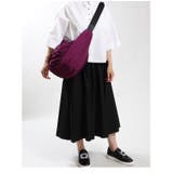 大容量 シワ加工生地 ユニセックスデザイン ショルダーバッグ トートバッグ | UNITED BASE | 詳細画像5