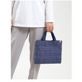 ラメ感ツイード生地 軽量 ミニトートバッグ 手提げ サブバッグ 結婚式 小さめ | UNITED BASE | 詳細画像10 