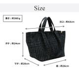 2タイプハンドル付き 大きめ ツイード素材 船形トートバッグ 大容量 可愛い | UNITED BASE | 詳細画像19