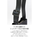 サイドファスナー 配色デザイン 縦型 ショルダーバッグ 通勤 ビジネスバッグ | UNITED BASE | 詳細画像14 