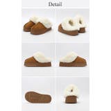 サンダルタイプ ふわふわファー 厚底ムートンブーツ 秋 冬 秋冬 レディース | UNITED BASE | 詳細画像25 