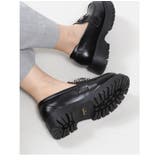 厚底 タンクソール ビジューローファー レディース 黒 ブラック かわいい | UNITED BASE | 詳細画像13