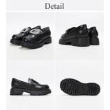 厚底 タンクソール ビジューローファー レディース 黒 ブラック かわいい | UNITED BASE | 詳細画像16