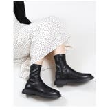 ローヒール 美脚 足首ストレッチミディアムブーツ 秋 冬 秋冬  S/M/L | UNITED BASE | 詳細画像18 