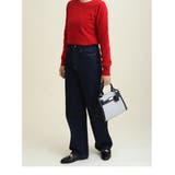 フラップ型 千鳥柄配色デザイン 2wayバッグ ハンドバッグ ショルダーバッグ | UNITED BASE | 詳細画像6