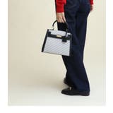 フラップ型 千鳥柄配色デザイン 2wayバッグ ハンドバッグ ショルダーバッグ | UNITED BASE | 詳細画像7