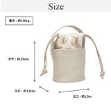 本革 巾着ドッキングデザイン ミニバッグ ショルダーバッグ レザー | UNITED BASE | 詳細画像13