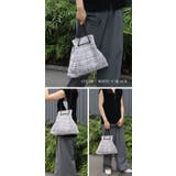 ツイード トライアングル型 巾着バッグ 軽量 肩掛け 結婚式 オケージョン | UNITED BASE | 詳細画像13