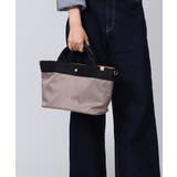 バイカラー ナイロン 配色デザイン 2wayトートバッグ ショルダーバッグ | UNITED BASE | 詳細画像4