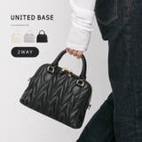2WAY キルティングミニバッグ ハンドバッグ ショルダーバッグ | UNITED BASE | 詳細画像1 