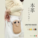 イタリア製 本革 スマホミニショルダーバッグ 軽量 スマホショルダー | UNITED BASE | 詳細画像1