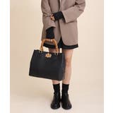 イタリア製 本革 バンブーハンドル 2WAYトートバッグ ショルダーバッグ | UNITED BASE | 詳細画像11