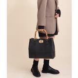 イタリア製 本革 バンブーハンドル 2WAYトートバッグ ショルダーバッグ | UNITED BASE | 詳細画像12