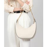 本革 ハーフムーン チェーンハンドル ショルダーバッグ チェーンバッグ | UNITED BASE | 詳細画像2 