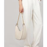 本革 ハーフムーン チェーンハンドル ショルダーバッグ チェーンバッグ | UNITED BASE | 詳細画像4 