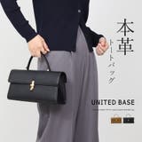 本革 2WAY スクエア ハンド&ショルダーバッグ フォーマル 入学式 卒業式 | UNITED BASE | 詳細画像1