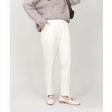 丈長め ウエストゴム テーパードスラックスパンツ ボトムス パンツ レディース | UNITED BASE | 詳細画像2